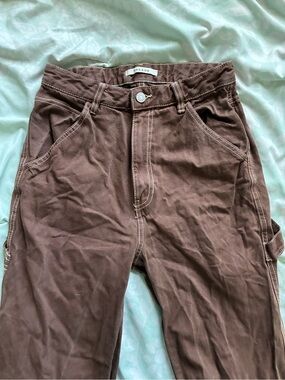 PacSun Men's Dark Brown Cargo Carpenter Pants